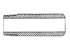 Trubkov nipl Sch.80 - ern ocel